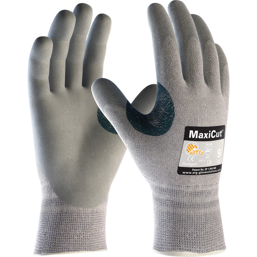 ATG MaxiCut&reg; 5 Seamless Knit Cut Resistant Gloves, X-Small, 13 Gauge, Foam Nitrile Coated, ASTM ANSI Level A4/EN 388 Level 4/EN 388 Level C PB Rental Co. Ltd.