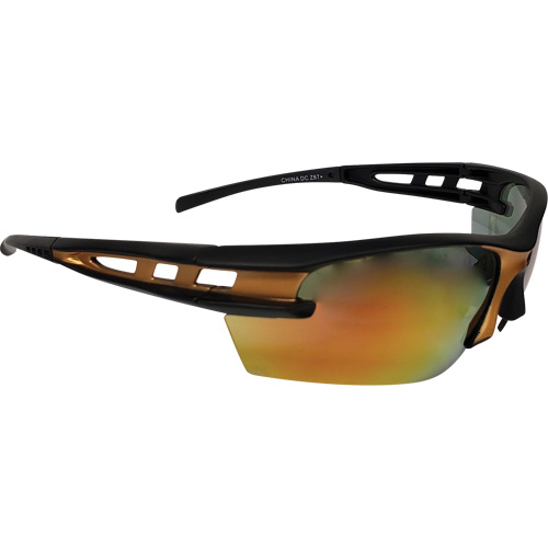 Mango Safety Glasses, Orange Mirror Lens, Meets/Exceeds CSA Z94.3 PB Rental Co. Ltd.