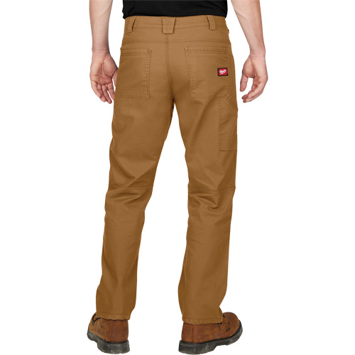 Pantalon de travail flexible et robuste, Poly-coton/Spandex, Khaki, Taille 32, Entrejambe 32 PB Rental Co. Ltd.