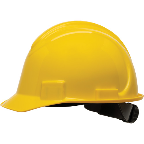 Casque de s&eacute;curit&eacute; &agrave; bord court North, R&eacute;pond aux normes CSA type 1, Suspension Rochet, Non ventil&eacute; PB Rental Co. Ltd.