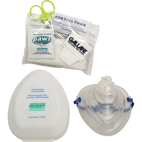 Ensemble de masque RCR de poche et accessoires, Masque r&eacute;utilisable, Classe 2 PB Rental Co. Ltd.