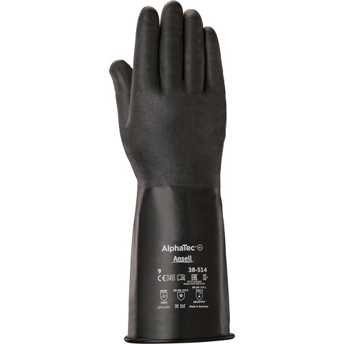 AlphaTec&reg; 38-514 Gloves, Size 7, 14" L, Butyl Rubber, 14-mil PB Rental Co. Ltd.