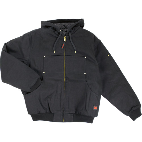 Blouson d'aviateur en toile lourde avec capuchon, Hommes, Petit, Noir PB Rental Co. Ltd.