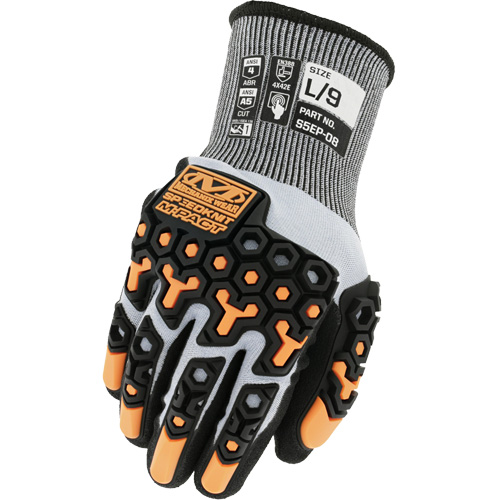 Gants antichocs r&eacute;sistants aux coupures SpeedKnit M-Pact, Taille 7/Petit, Calibre 18, Rev&ecirc;tement Nitrile, Enveloppe en PEHP/Tungst&egrave;ne, ASTM ANSI niveau A5/EN 388 niveau E PB Rental Co. Ltd.