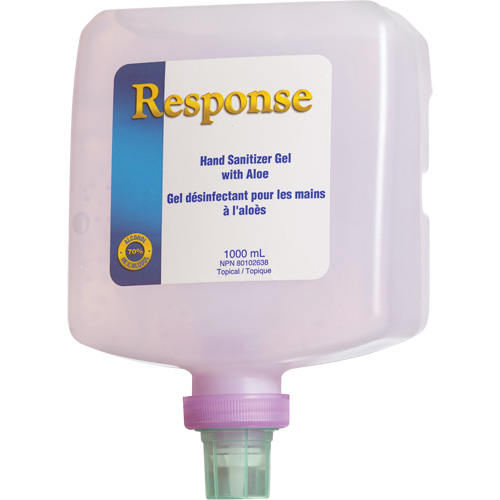 Response&reg; Hand Sanitizer Gel with Aloe, 1000 ml, Pump Bottle, 70% Alcohol PB Rental Co. Ltd.