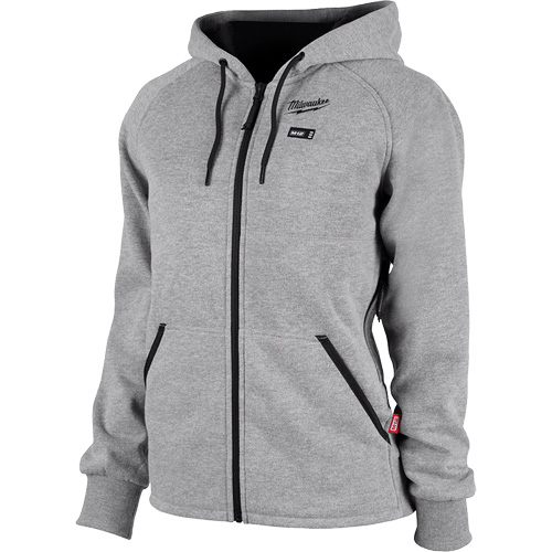 Chandail &agrave; capuchon chauffant M12 complet, Femmes, Petit, Gris, Polyester PB Rental Co. Ltd.