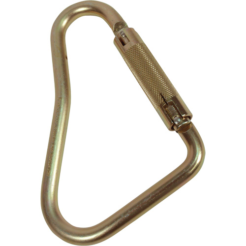 Mousqueton en D d&eacute;cal&eacute;, Acier, Capacit&eacute; 5000 lb PB Rental Co. Ltd.