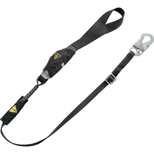 V-Series Utility Energy Absorbing Lanyard, 6', Snap Hook Center, Snap Hook Leg Ends, Nylon PB Rental Co. Ltd.