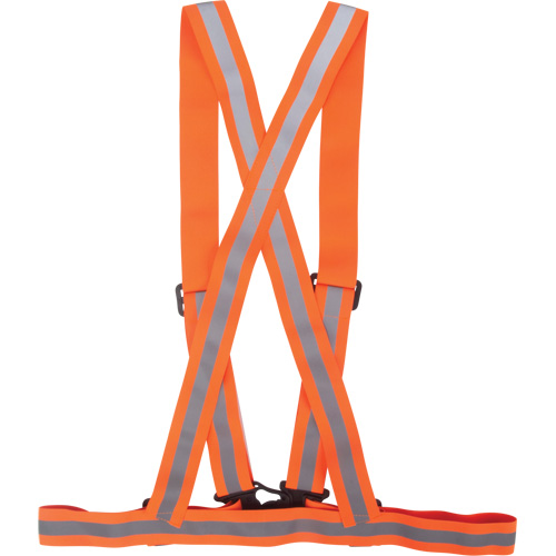 Traffic Harness, High Visibility Orange, Silver Reflective Colour, 3X-Large PB Rental Co. Ltd.