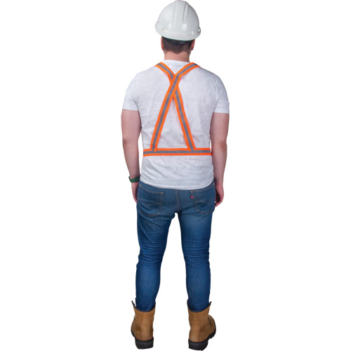 Traffic Harness, High Visibility Orange, Silver Reflective Colour, 3X-Large PB Rental Co. Ltd.