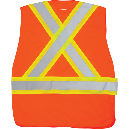 Veste d'arpenteur haute visibilit&eacute; conforme &agrave; la CSA, Orange haute visibilit&eacute;, T-Grand, Polyester PB Rental Co. Ltd.