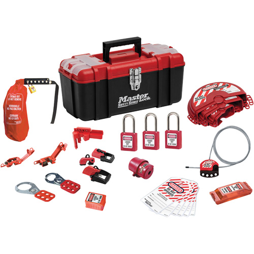 Standard Lockout Kit with Zenex Thermoplastic Locks, Electrical/Valve Kit, 27 Components PB Rental Co. Ltd.
