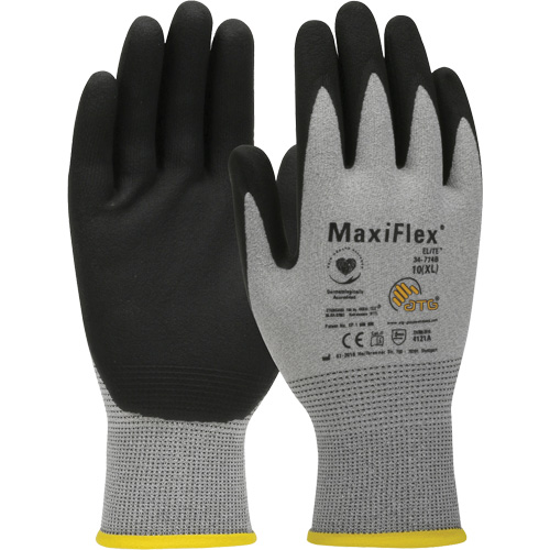 ATG MaxiFlex&reg; Elite Ultra Lightweight Touchscreen Compatible Gloves, Large, Nitrile Coating, 18 Gauge, Nylon Shell PB Rental Co. Ltd.