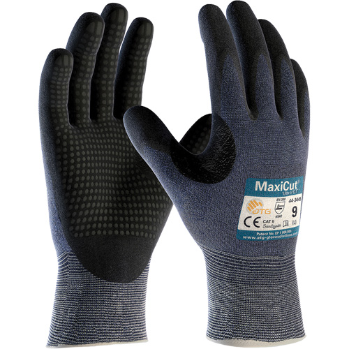 Gants ATG MaxiCut Ultra DT, Grand, Calibre 15, Rev&ecirc;tement Nitrile, ASTM ANSI niveau A3/EN 388 niveau 5/EN 388 niveau C PB Rental Co. Ltd.