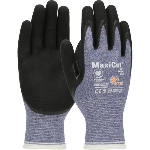 Gants r&eacute;sistants aux coupures dans un milieu de travail huileux ATG MaxiCut, Grand, Calibre 15, Rev&ecirc;tement Nitrile, ASTM ANSI niveau A3/EN 388 niveau 4/EN 388 niveau C PB Rental Co. Ltd.