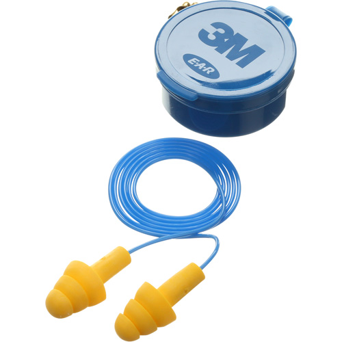 E-A-R Ultrafit Premolded Earplugs, Corded, Pair - Plastic Case, 25 dB NRR, One-Size PB Rental Co. Ltd.