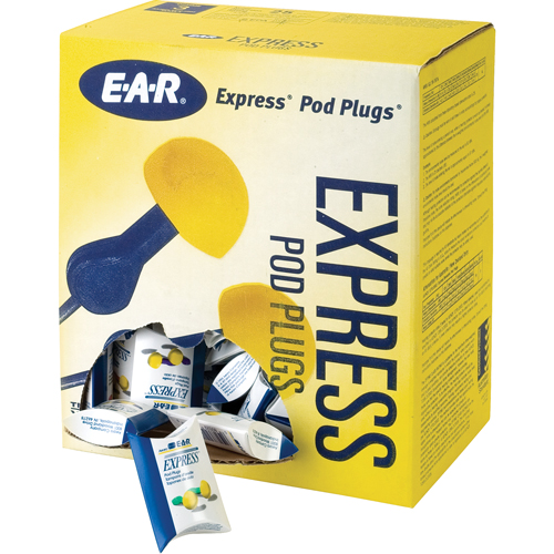 E-A-R Express Pod Plugs Earplugs, Uncorded, Bulk - Pillow Pack, 25 dB NRR, One-Size PB Rental Co. Ltd.