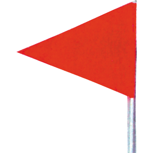 Fanions pour le d&eacute;neigement, Rouge, 6' ha PB Rental Co. Ltd.