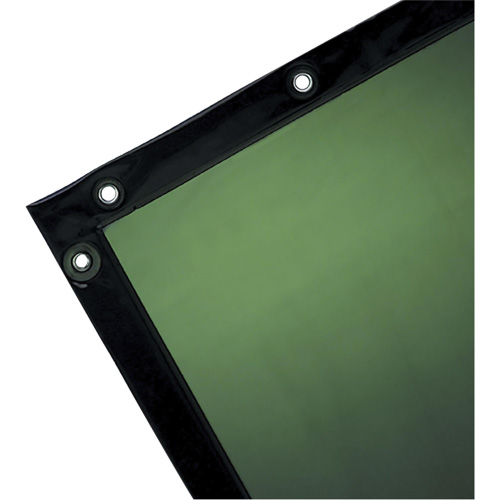 Rideau pour soudure, 72" x 72", Transparence Moyenne, Vert PB Rental Co. Ltd.