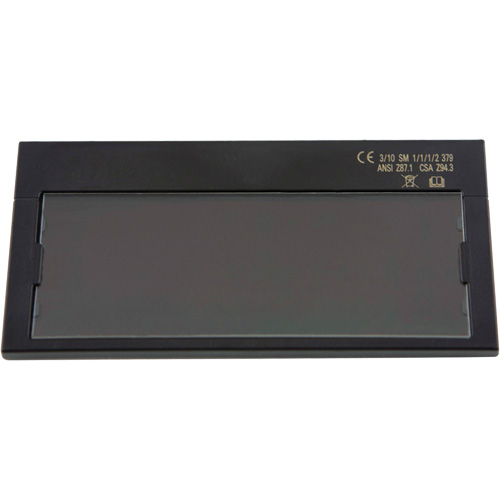 Filtre autoassombrissant de rechange Solera II, 4-1/4" la x 2" ha Champ de vision, Pour utilisation avec HSL-1, HSL-2 et Huntsman PB Rental Co. Ltd.