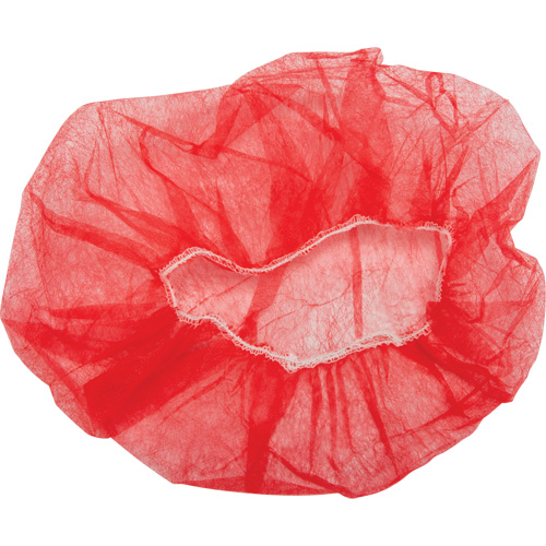 Bonnets bouffants, Polypropyl&egrave;ne, 21", Rouge PB Rental Co. Ltd.