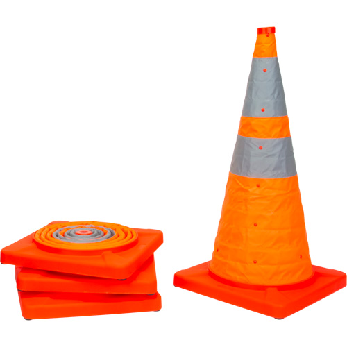 Collapsible Traffic Cone, 28" H, Orange PB Rental Co. Ltd.