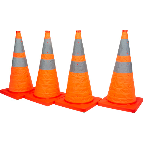 Collapsible Traffic Cone, 28" H, Orange PB Rental Co. Ltd.