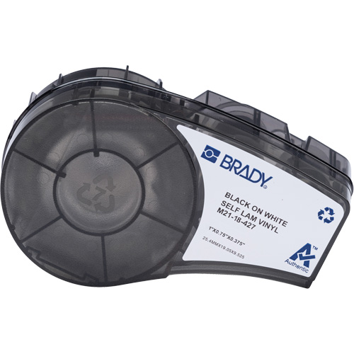 Self-Laminating Wrap Around Labels with Ribbon, Black PB Rental Co. Ltd.