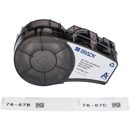 &eacute;tiquettes polyvalentes avec ruban pour environnements hostiles, Noir PB Rental Co. Ltd.