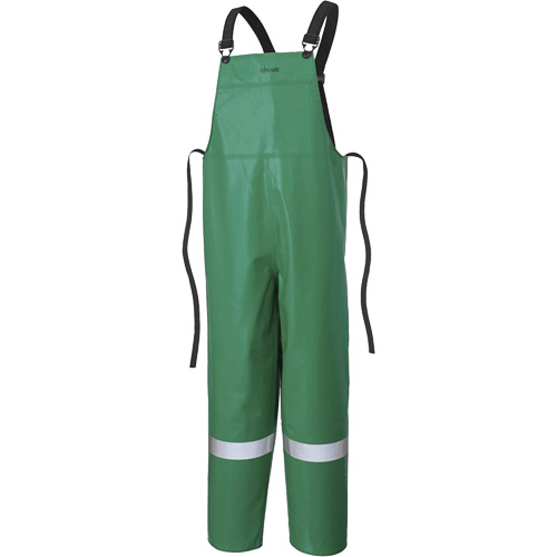 P43 035 CA-43&reg; FR Chemical- & Acid-Resistant Safety Bib Pants, Small, Green PB Rental Co. Ltd.