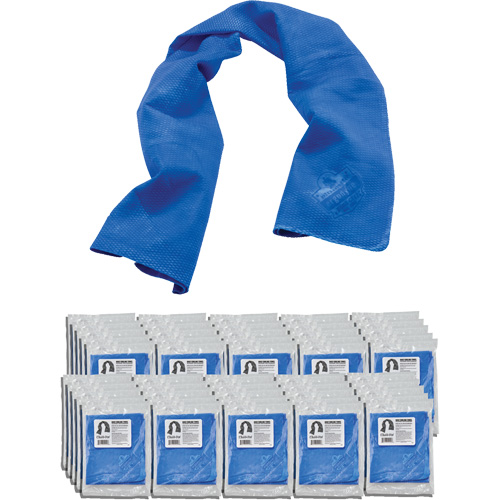 Serviette de refroidissement par &eacute;vaporation Chill-Its 6602, Bleu PB Rental Co. Ltd.
