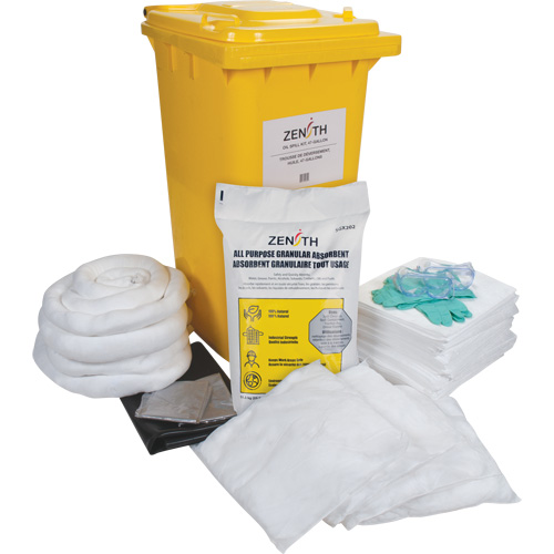 Premium Spill Kit, Oil Only, Bin, 63 US gal. Absorbancy PB Rental Co. Ltd.