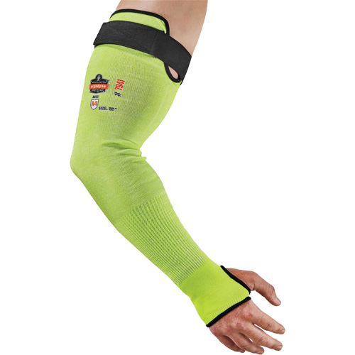Manche de protection contre la coupe ProFlex 7941-PR, TenaLux, 22", ASTM ANSI niveau A4/EN 388 niveau D, Lime haute visibilit&eacute; PB Rental Co. Ltd.