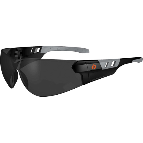 Lunettes de s&eacute;curit&eacute; sans monture Skullerz SAGA, Lentille Fum&eacute;e, Antibu&eacute;e/Anti-&eacute;gratignures, ANSI Z87+/R&eacute;pond ou surpasse la norme CSA Z94.3 PB Rental Co. Ltd.