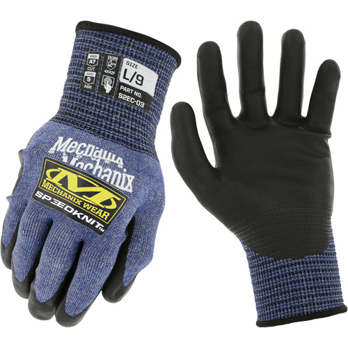 Gants r&eacute;sistants aux coupures SpeeKnit S2EC03, Taille Petit/7, Calibre 18, Rev&ecirc;tement Ur&eacute;thane, Enveloppe en PEHP/Tungst&egrave;ne, ASTM ANSI niveau A7/EN 388 niveau F PB Rental Co. Ltd.