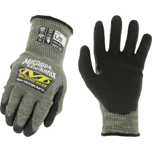 Gants de travail Speedknit, Taille 7, Calibre 13, Rev&ecirc;tement Ur&eacute;thane, Enveloppe en PEHP/Tungst&egrave;ne, ASTM ANSI niveau A9 PB Rental Co. Ltd.