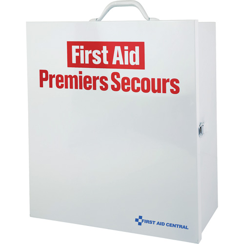 Armoire pour premiers soins SmartCompliance, R&eacute;pond &agrave; la norme CSA Z1220-17 type 2 environnements &agrave; faible risque, Moyen (26-50 travailleurs) PB Rental Co. Ltd.