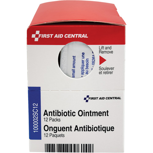 Recharge de traitement de premiers soins topique au zinc &agrave; bacitracine SmartCompliance, Onguent, Antibiotique PB Rental Co. Ltd.