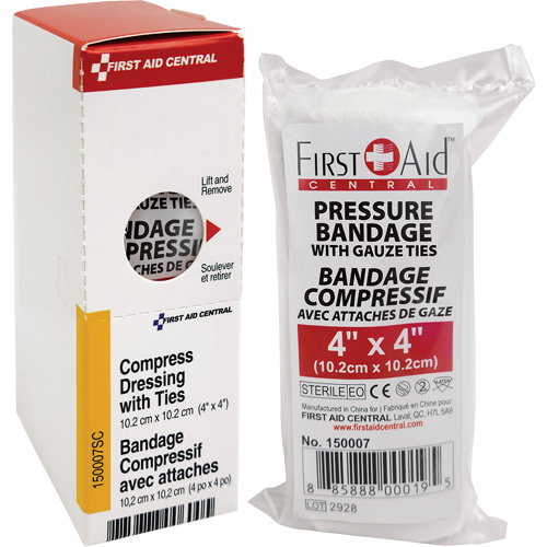 Recharge de bandages compressifs avec attaches SmartCompliance, 4" lo x 4" la PB Rental Co. Ltd.