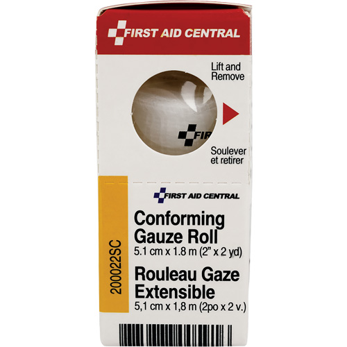 Recharge de bandage en gaze &eacute;tirable et conforme SmartCompliance, Rouleau, 6' lo x 2" la, St&eacute;rile, Dispositif m&eacute;dical Classe 1 PB Rental Co. Ltd.