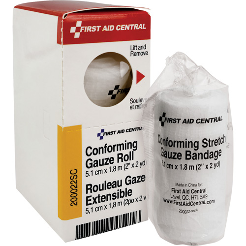 Recharge de bandage en gaze &eacute;tirable et conforme SmartCompliance, Rouleau, 6' lo x 2" la, St&eacute;rile, Dispositif m&eacute;dical Classe 1 PB Rental Co. Ltd.