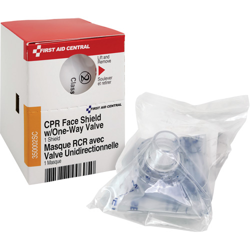 Recharge de visi&egrave;re RCR avec soupape unidirectionnelle SmartCompliance, Masque &agrave; usage unique, Classe 2 PB Rental Co. Ltd.