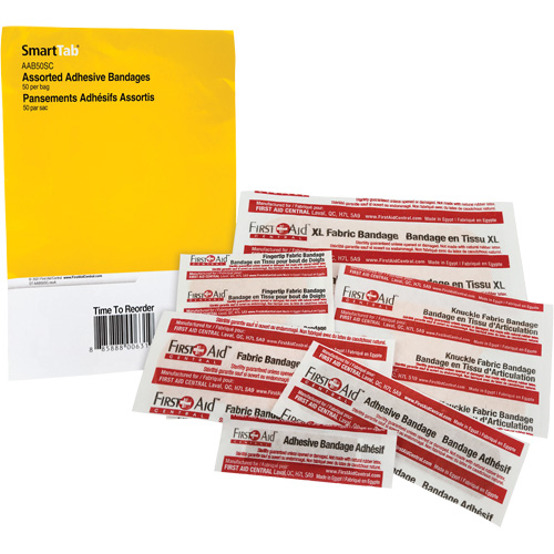 Recharge de bandages adh&eacute;sifs SmartCompliance, Assorti, Tissu/Plastique, Non st&eacute;rile PB Rental Co. Ltd.