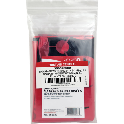 SmartCompliance&reg; Refill Waste Bags, Bio-Hazard, 24" L x 24" W PB Rental Co. Ltd.