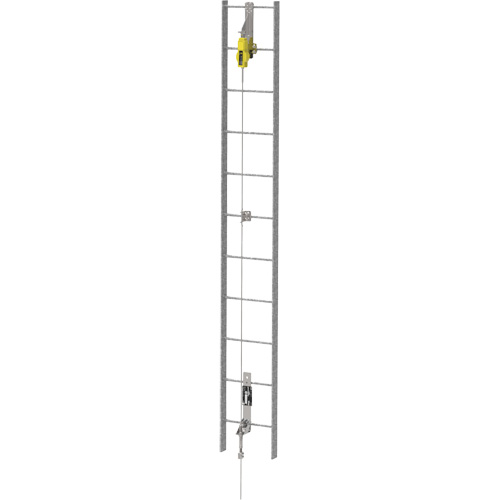 Ensemble de c&acirc;bles de s&eacute;curit&eacute; pour &eacute;chelle verticale Latchways, Acier inoxydable PB Rental Co. Ltd.