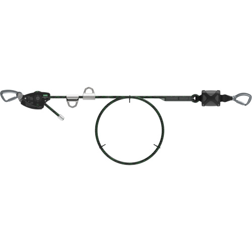 Corde de 100' pour ligne de vie temporaire horizontale, Corde d'alpinisme PB Rental Co. Ltd.
