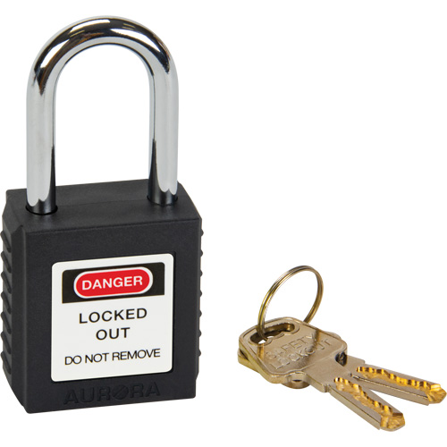 Lock for Lockouts, Safety Padlock, Keyed Different, Thermoplastic, 1-1/2" Width PB Rental Co. Ltd.