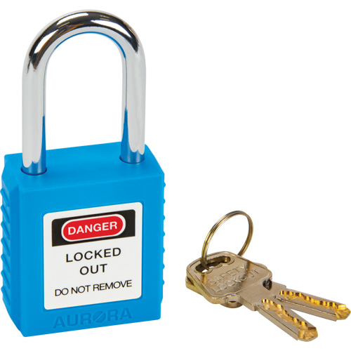 Lock for Lockouts, Safety Padlock, Keyed Different, Thermoplastic, 1-1/2" Width PB Rental Co. Ltd.