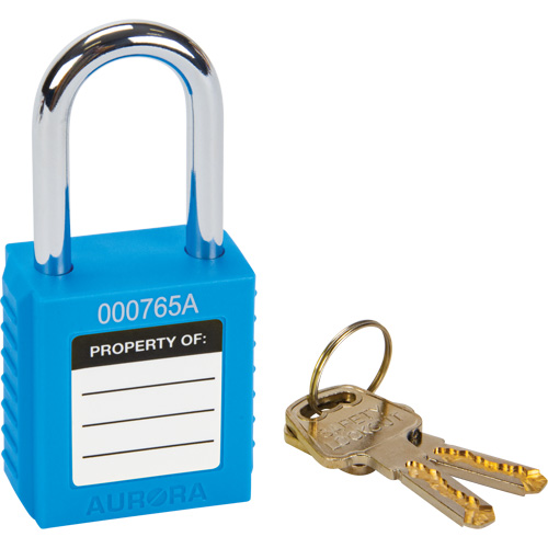 Lock for Lockouts, Safety Padlock, Keyed Different, Thermoplastic, 1-1/2" Width PB Rental Co. Ltd.