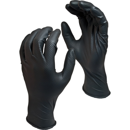 Gants jetables biod&eacute;gradables Green Monkey, Moyen, Nitrile, 8 mils, Sans poudre, Noir PB Rental Co. Ltd.